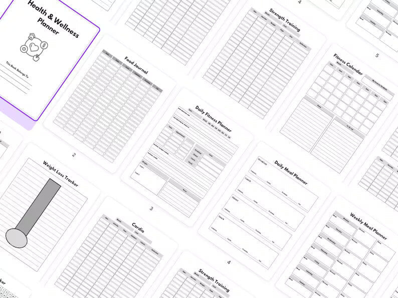 850 Pages PLR Planners/Journals/Templates Bundle - (Editable & Printable)