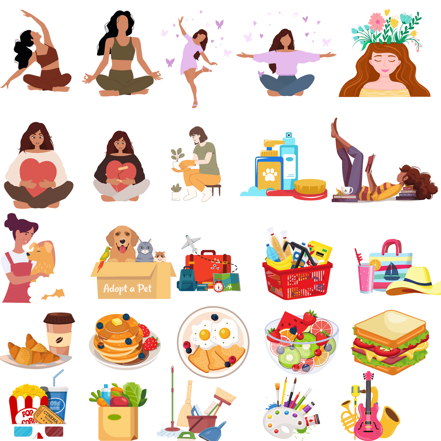 8000+ Digital Stickers For Planners, & Journals |Includes Resell Rights