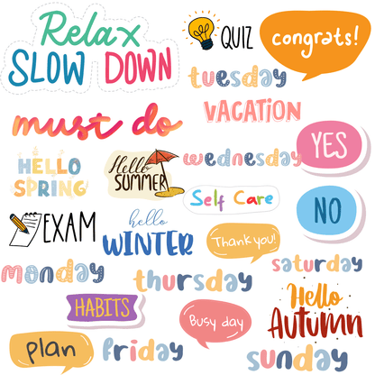 8000+ Digital Stickers For Planners, & Journals |Includes Resell Rights