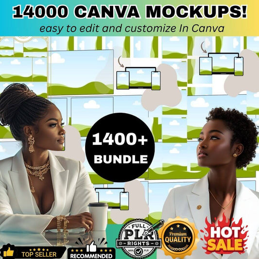 1,400 Editable Mockup Templates for Your Digital Products (PLR/MRR Included)