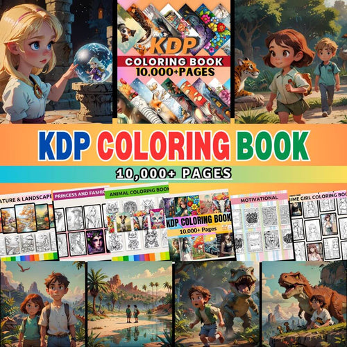 10000+ Pages PLR Coloring Books | With Resell Rights
