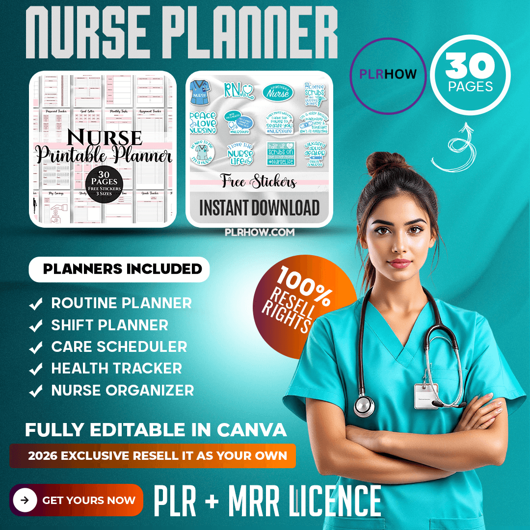 Student Nurse Planner Bundle with Resell Rights