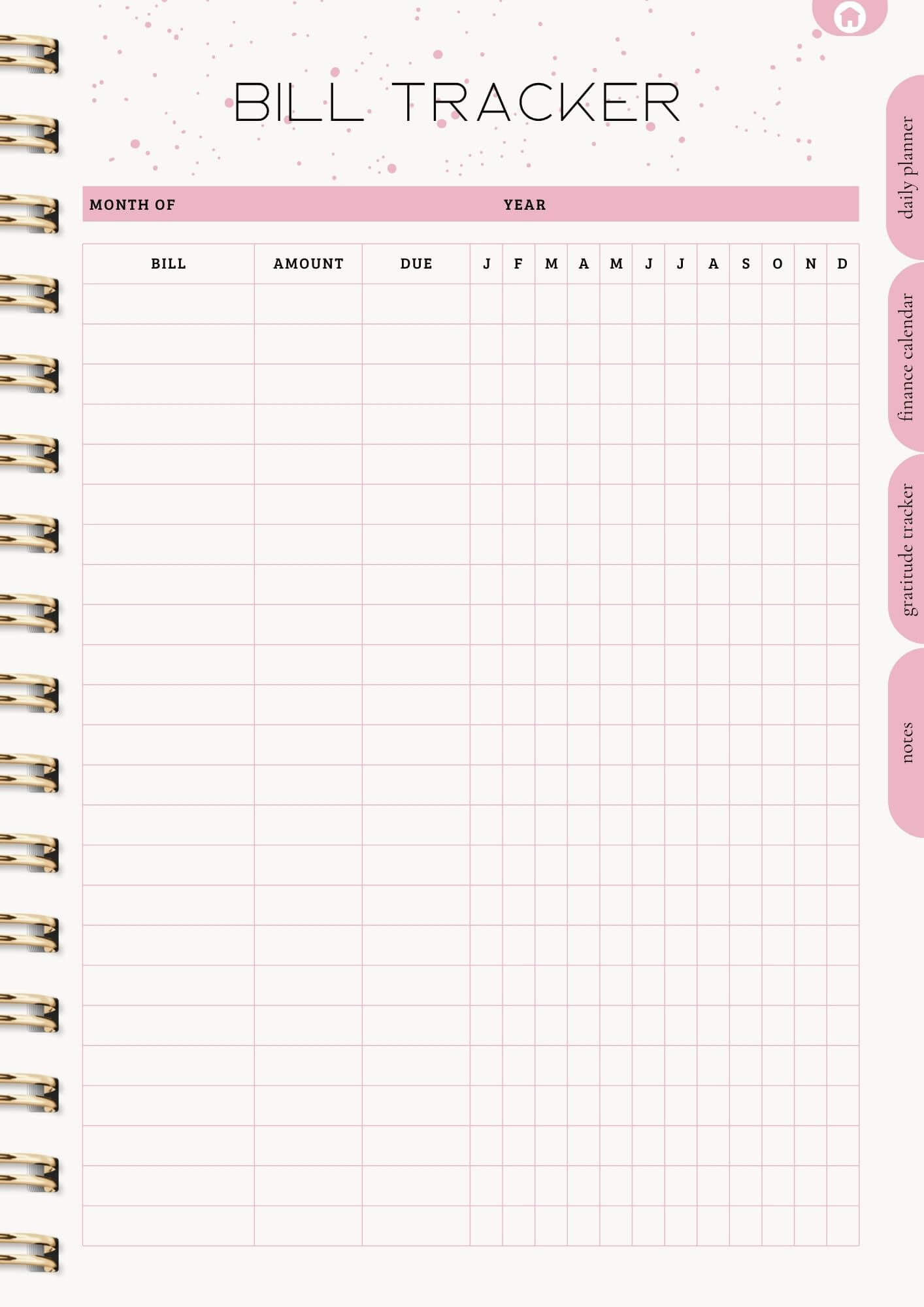 That Girl Planner: Both Digital & Printable | Huge Variety Of Planners & Trackers (With Resell Rights)