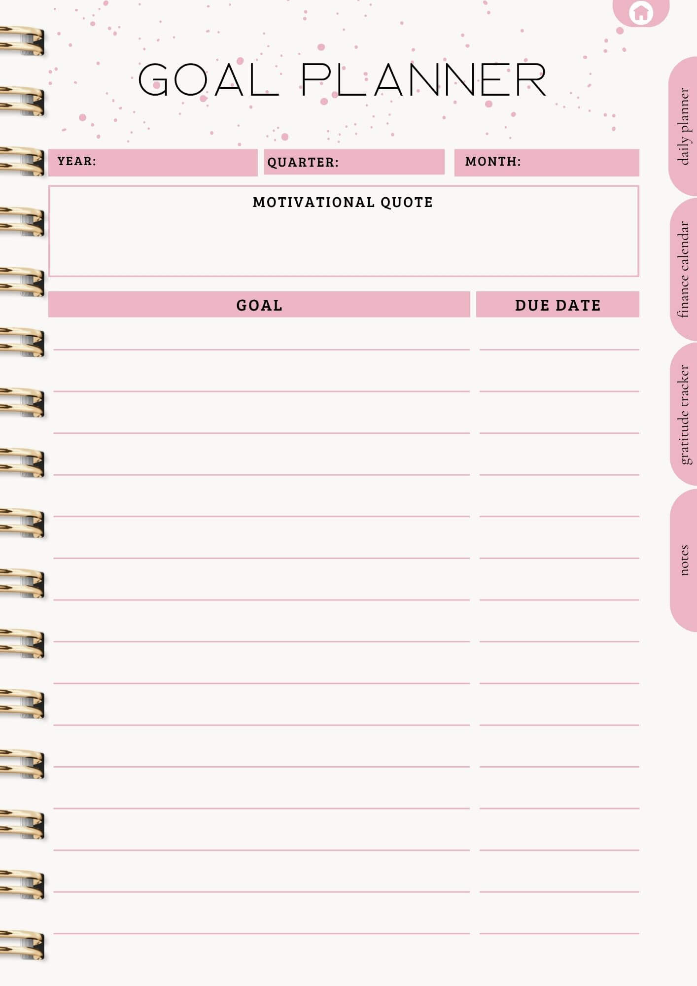 That Girl Planner: Both Digital & Printable | Huge Variety Of Planners & Trackers (With Resell Rights)