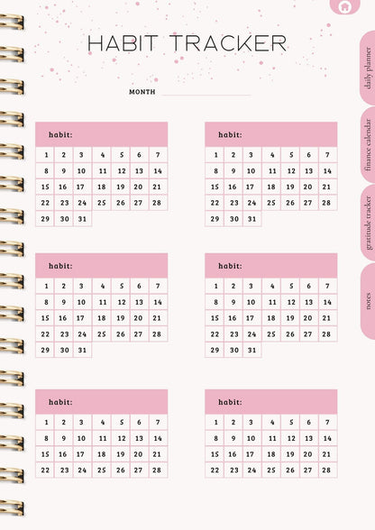 That Girl Planner: Both Digital & Printable | Huge Variety Of Planners & Trackers (With Resell Rights)