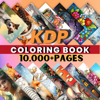 10000+ Pages PLR Coloring Books | With Resell Rights