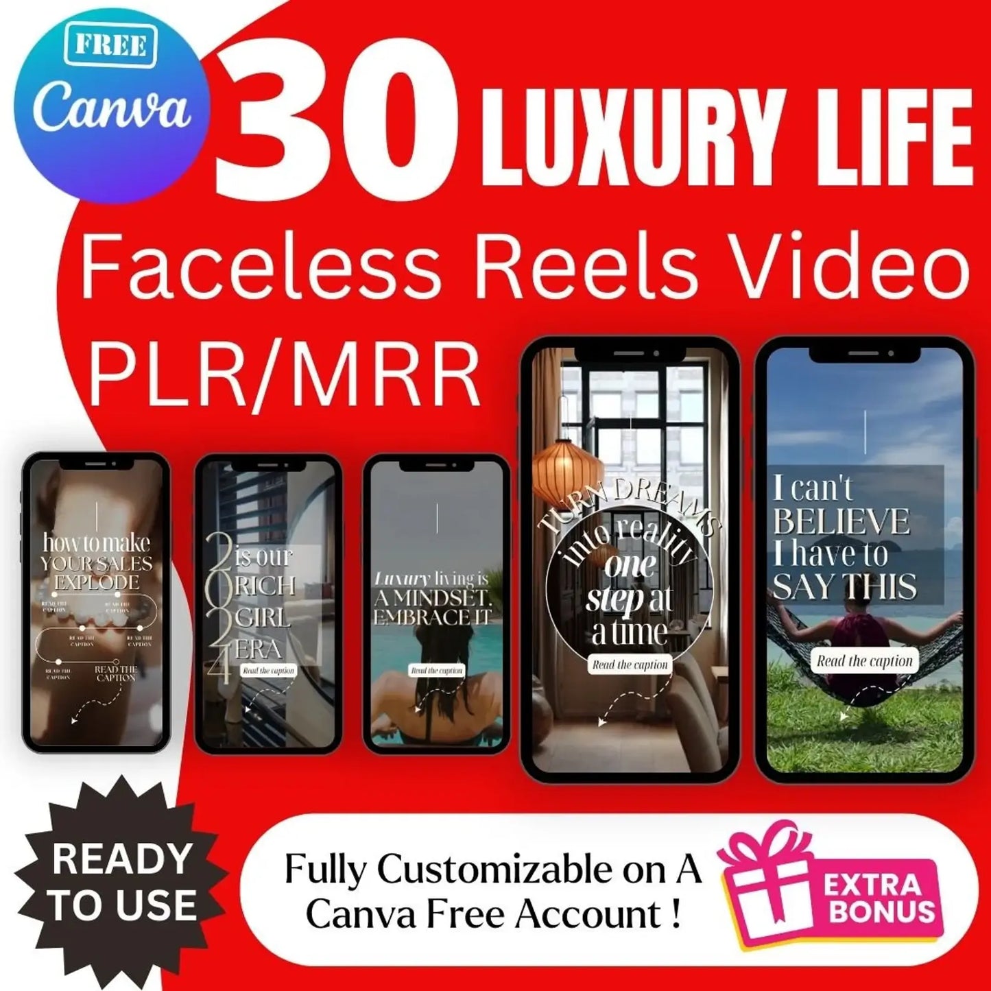 340 Faceless Reels video with Resell Rights