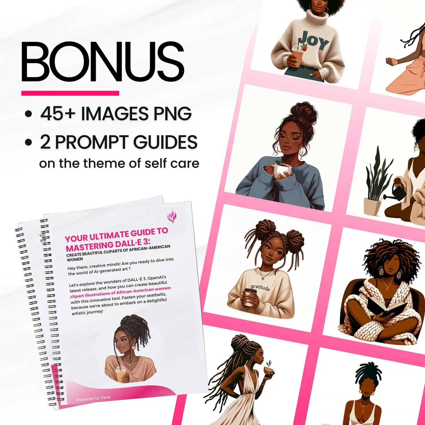 330 Pages Self-Care Planner Bundle (with Resell Rights)