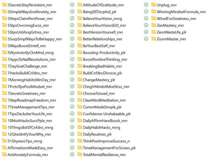 570+ Self-Help PLR eBooks| Huge PLR Bundle W/ Resell Rights