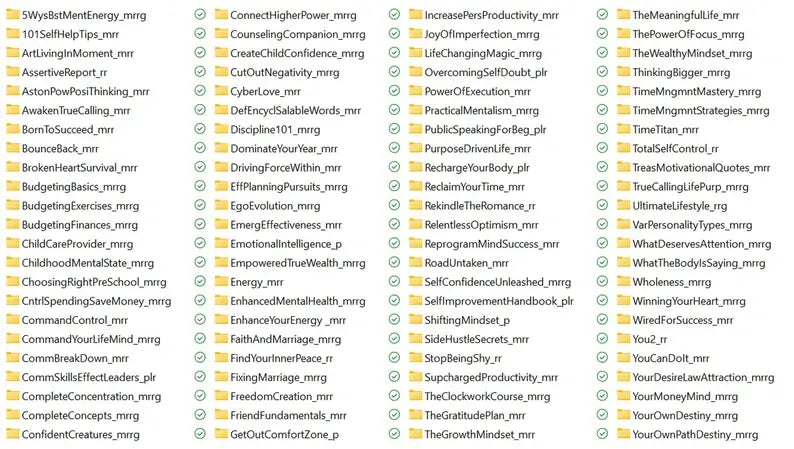 570+ Self-Help PLR eBooks| Huge PLR Bundle W/ Resell Rights