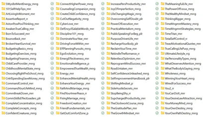 570+ Self-Help PLR eBooks| Huge PLR Bundle W/ Resell Rights