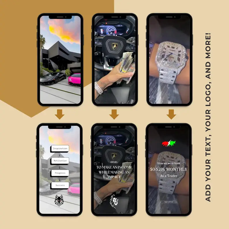 14,000+ Viral Luxury Rich Lifestyle Content: Videos Reels, Cars, Yacht, Plane, Millionaire - TikTok, Instagram, YouTube Shorts - Instant Download (PLR/MRR)