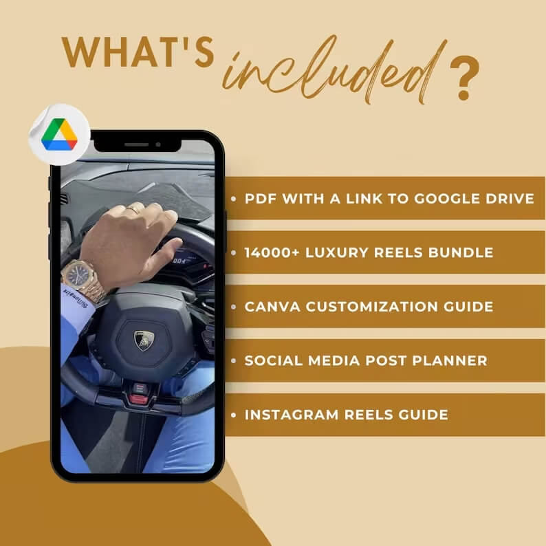 14,000+ Viral Luxury Rich Lifestyle Content: Videos Reels, Cars, Yacht, Plane, Millionaire - TikTok, Instagram, YouTube Shorts - Instant Download (PLR/MRR)