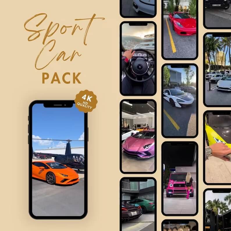 14,000+ Viral Luxury Rich Lifestyle Content: Videos Reels, Cars, Yacht, Plane, Millionaire - TikTok, Instagram, YouTube Shorts - Instant Download (PLR/MRR)