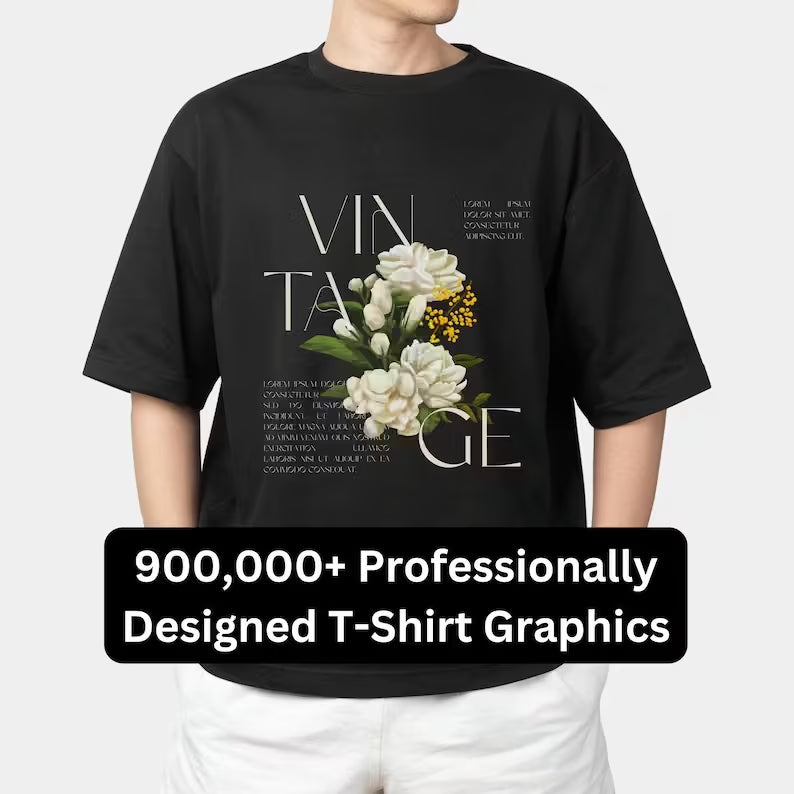 900,000 T-Shirt Designs (with Resell Rights!)