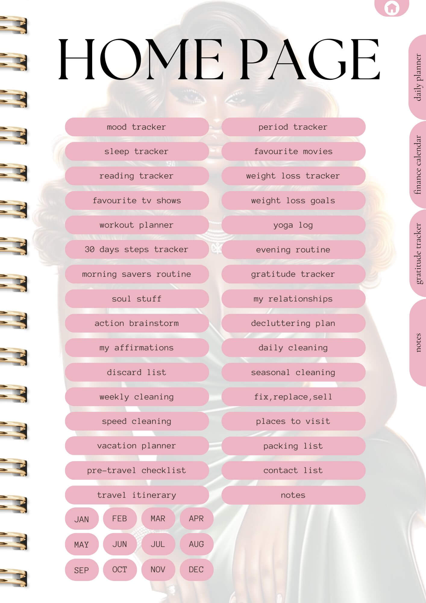 That Girl Planner: Both Digital & Printable | Huge Variety Of Planners & Trackers (With Resell Rights)