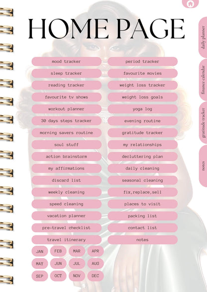 That Girl Planner: Both Digital & Printable | Huge Variety Of Planners & Trackers (With Resell Rights)