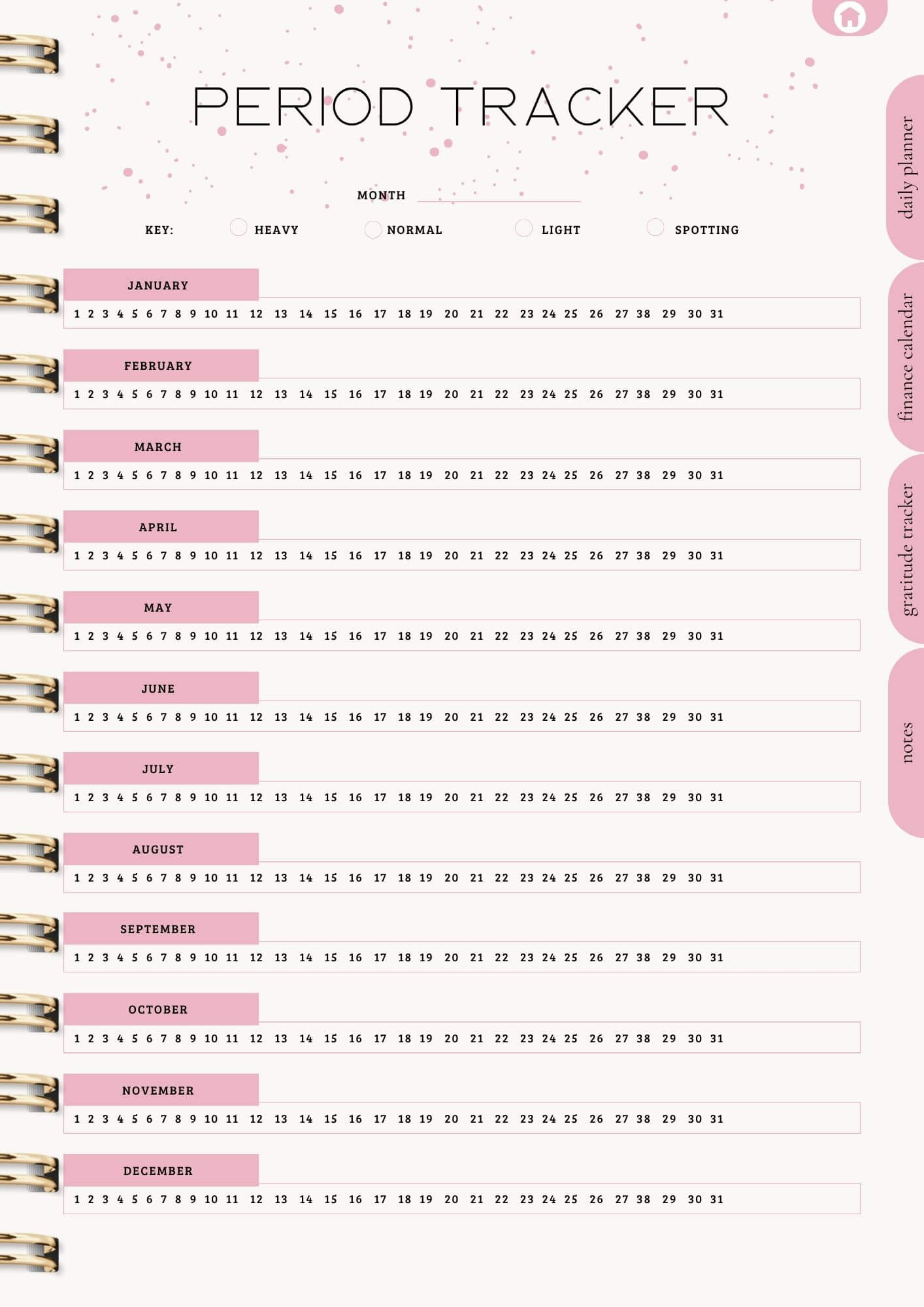 That Girl Planner: Both Digital & Printable | Huge Variety Of Planners & Trackers (With Resell Rights)