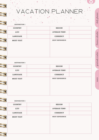 That Girl Planner: Both Digital & Printable | Huge Variety Of Planners & Trackers (With Resell Rights)