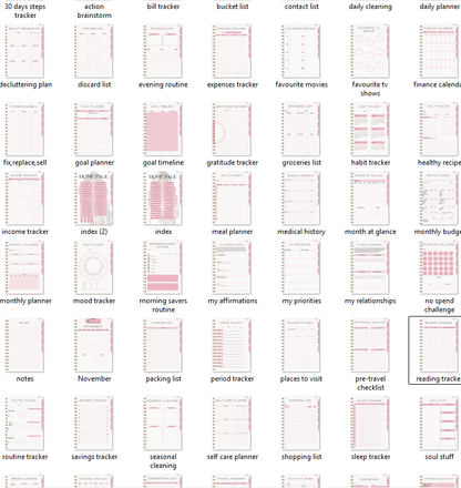 That Girl Planner: Both Digital & Printable | Huge Variety Of Planners & Trackers (With Resell Rights)