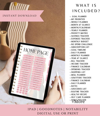 That Girl Planner: Both Digital & Printable | Huge Variety Of Planners & Trackers (With Resell Rights)