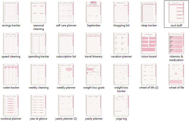 That Girl Planner: Both Digital & Printable | Huge Variety Of Planners & Trackers (With Resell Rights)